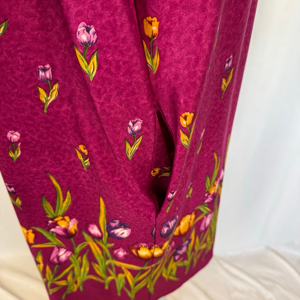 Vintage 80s Anthony Richards Muumuu Housedress Wo… - image 8